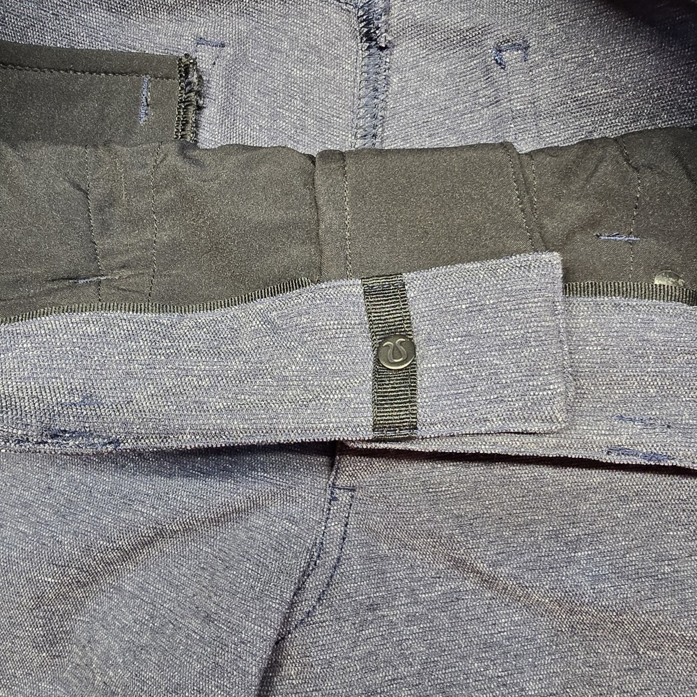 Lululemon Abc Canvas skinny Pants Men Size 32x32 Blue - Picture 3 of 11